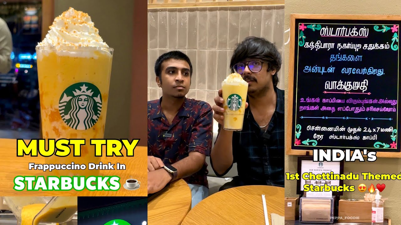 Starbucks ☕️ Now Open for 24 Hours ⏱🔥‼️in Chennai | Peppa Foodie ✨