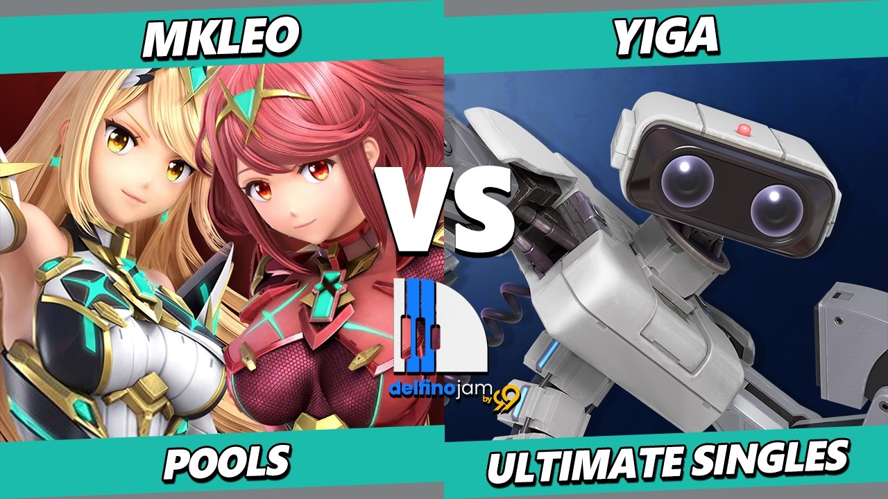 Delfino Jam 99 - MkLeo (Pyra Mythra) Vs. YIGA (ROB) Smash Ultimate - SSBU