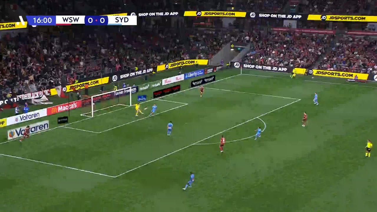 LOLLEY SCORES FOR IN THE CORNER FOR SYDNEY FC!!