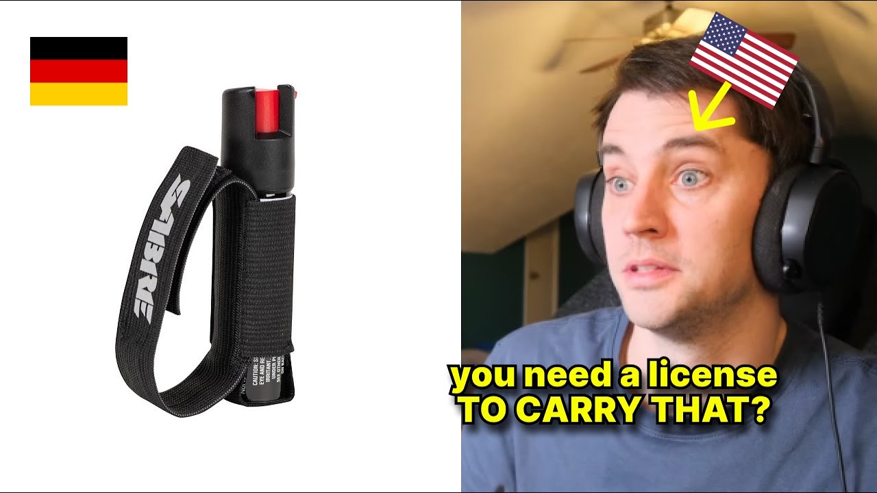 What weapons are LEGAL in Germany?? American Reacts