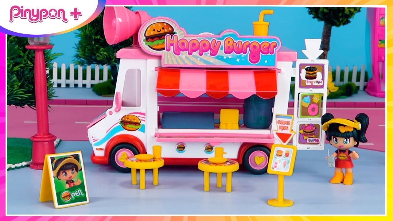 😱 ¡Il NUOVO FURGONE DI HAMBURGER! 🍔  l Mondo Pinypon 🌈