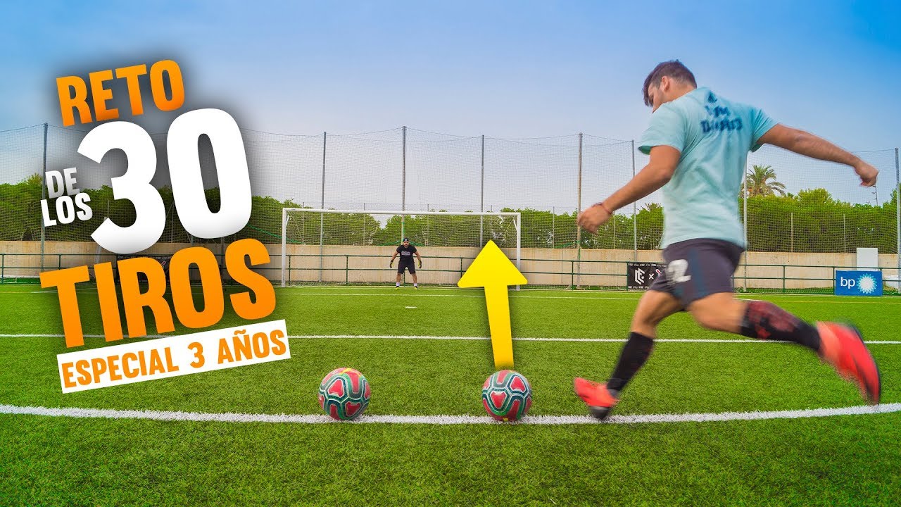El RETO de los 30 TIROS &iexcl;ESPECIAL F&Uacute;TBOL 3 A&Ntilde;OS! Crazy Crew