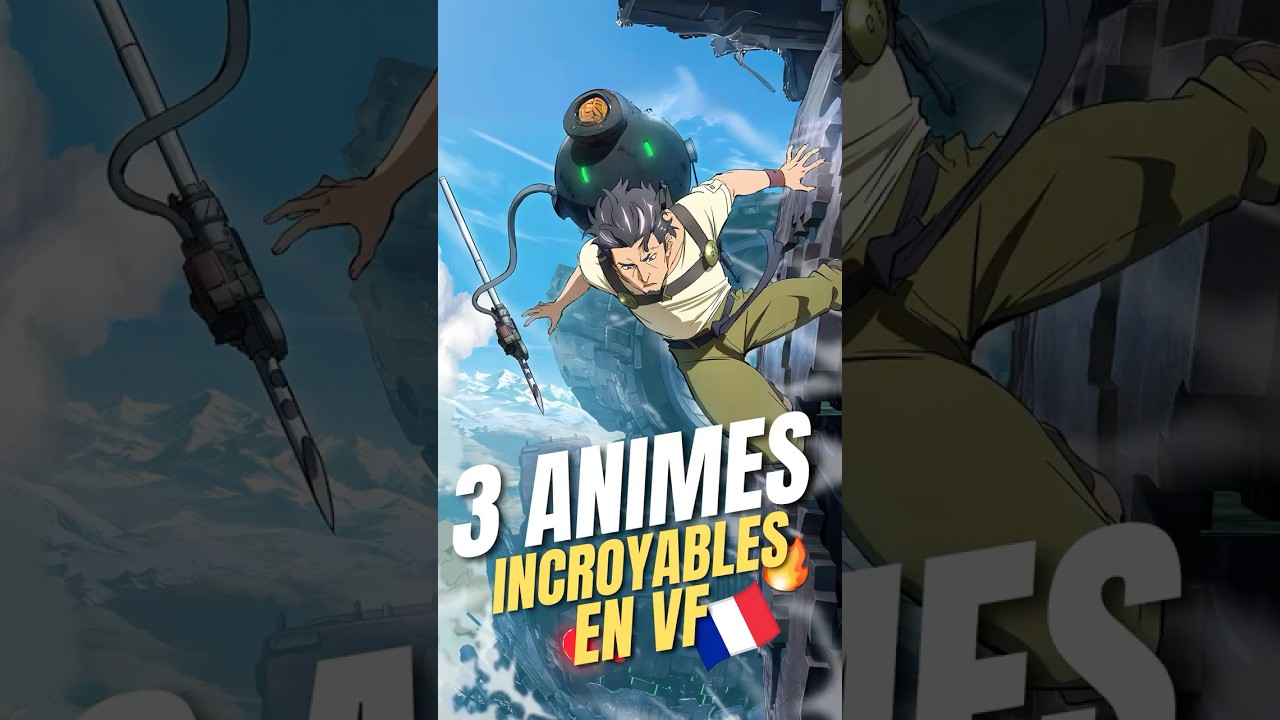 3 Animes INCROYABLES en VF #anime #manga #otaku