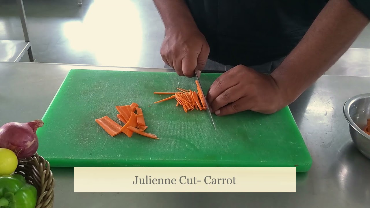 Cuts of Vegetables-  Part 1 Food Production Practical