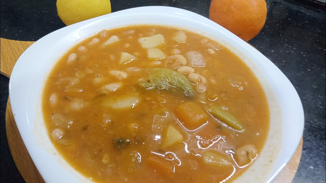 لوبيا بيضاء بدوان لحوم على الطريق الجزائرية،🍲