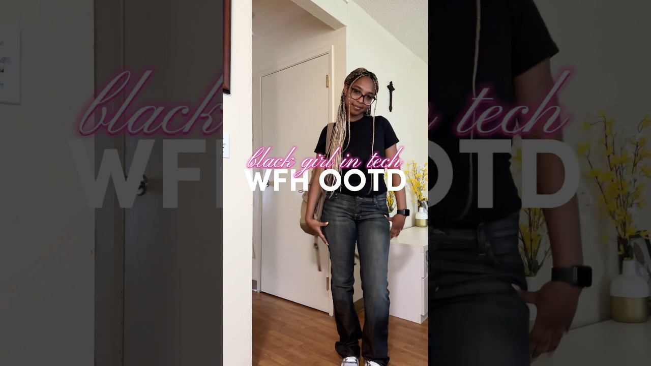 black girl in tech👩🏾&zwj;💻 #techintern #womeninstem #blackgirl #WFH #corporatelife #ootdtech