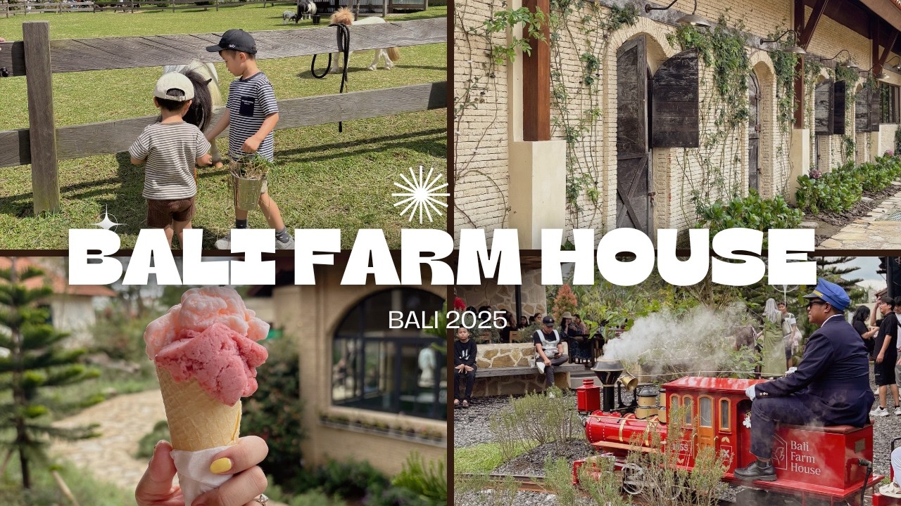 We Took Our Toddlers to Bali Farm House! | Family Bali Vlog