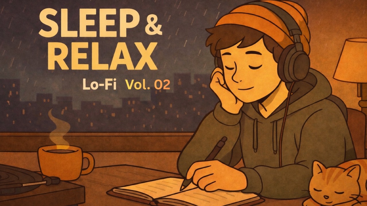 Cozy Night Lo-Fi ☕🌙 | Chill Beats for Sleep & Relax – Vol. 02