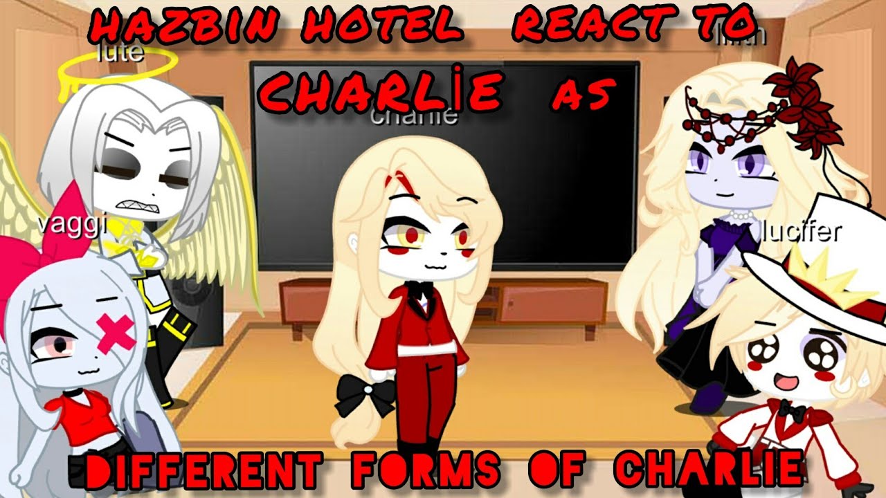 ✧･ﾟ: *✧･ﾟ: hazbinhotel  react  to CHARLİE as✧･ﾟ:*✧･ﾟ:* #hazbinhotel#charlie#vaggie #lucifer#lillith