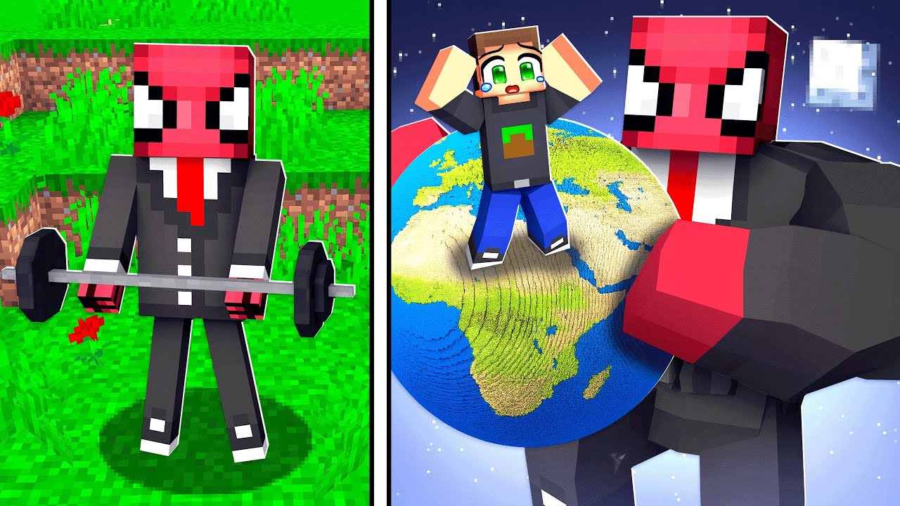 Minecraft AMA Kaslanıp Dünyayı Yedim