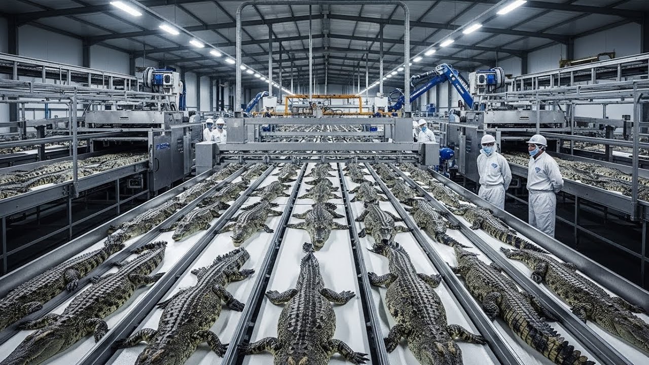 Inside The Biggest Crocodile Farm