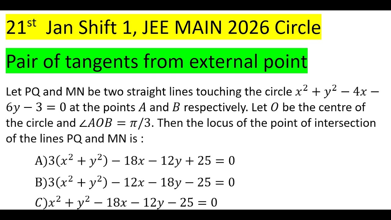 Let PQ and MN be two straight lines touching the circle x^2+y^2-4x-6y-3=0 at the points A and B