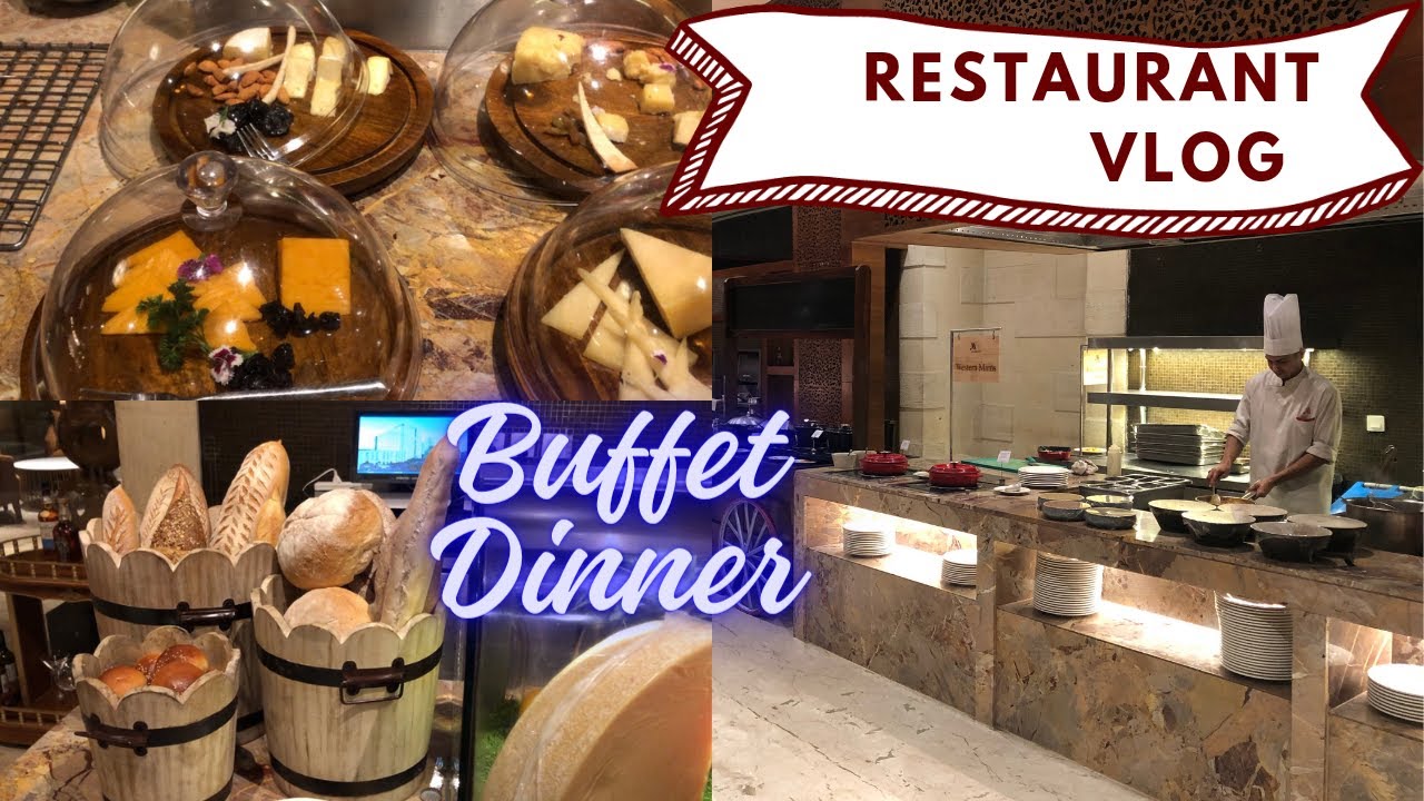 Restaurant Vlog | Buffet Dinner at Okra Restaurant in Jaipur Marriott | Best Restaurants in Jaipur