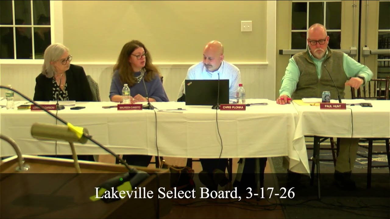 Lakeville Select Board - Regular Meeting, 3-17-26