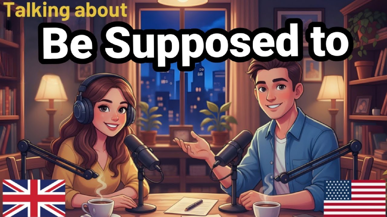 How to Use Be Supposed To Naturally | Real Life English Conversations for Beginners| English Podcast