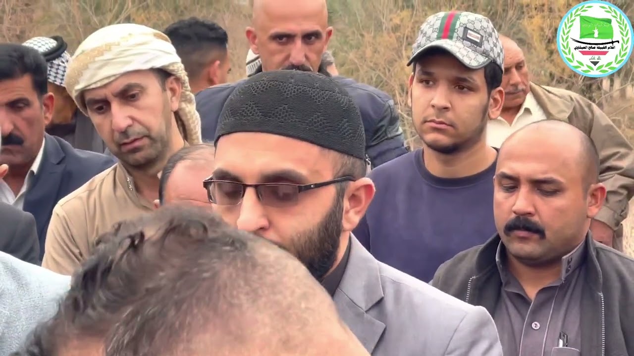 مراسيم تشييع ودفن جثمان الاستاذمحمودصالح العيفان العيثاوي بجوار جده السيدالشيخ موسى الابيجع العيثاوي