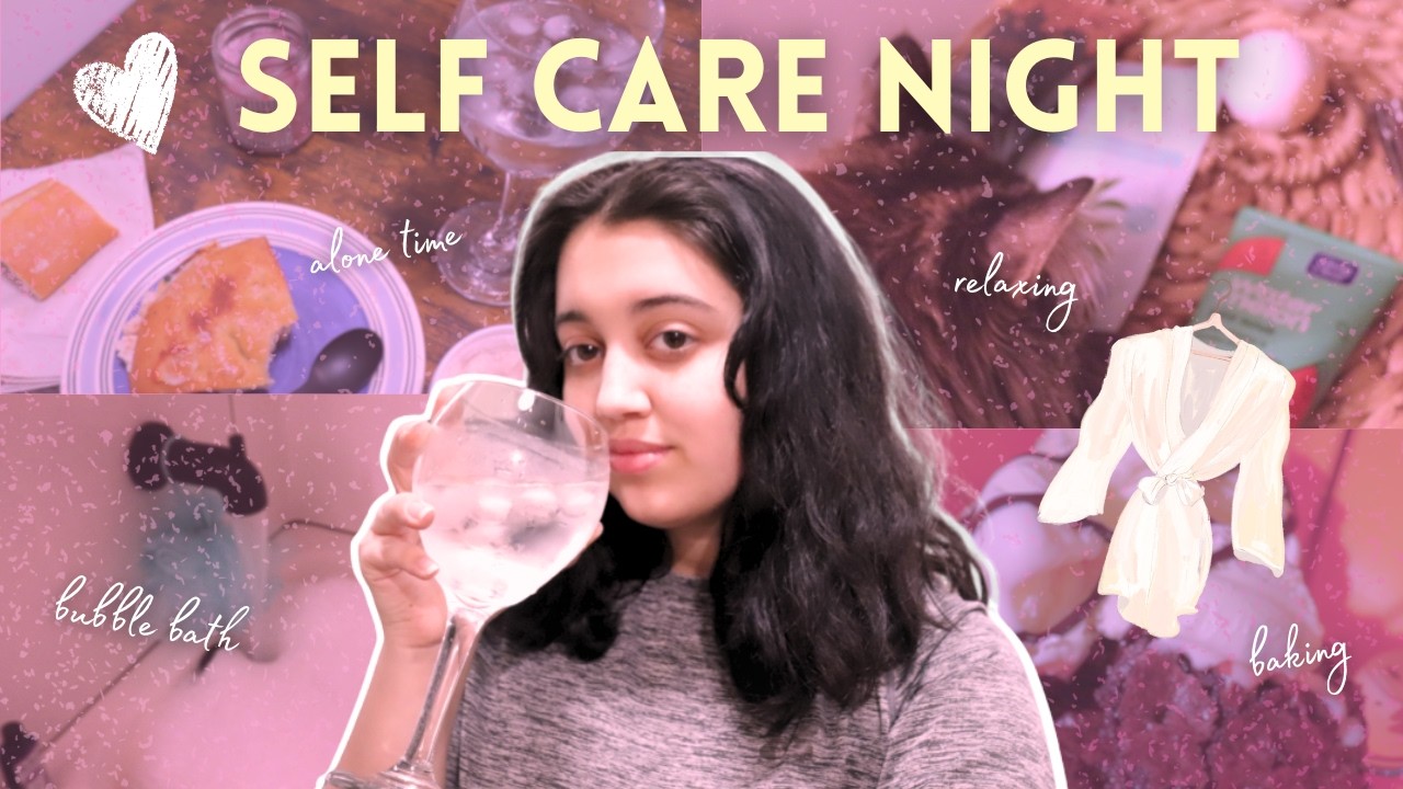 Cozy Self Care Night Vlog 🌙 | Baking, Bubble Bath & Relaxing
