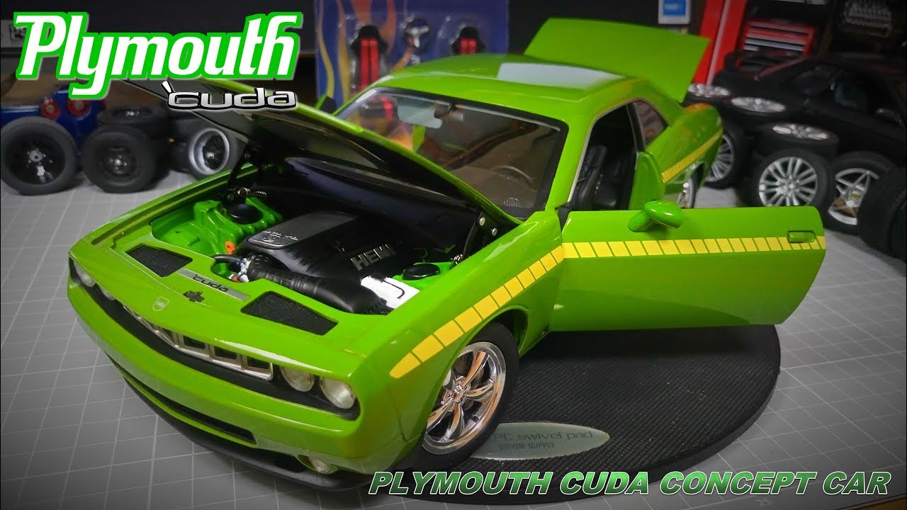 Miniatura Plymouth Cuda Concept Car 1/18 Highway 61