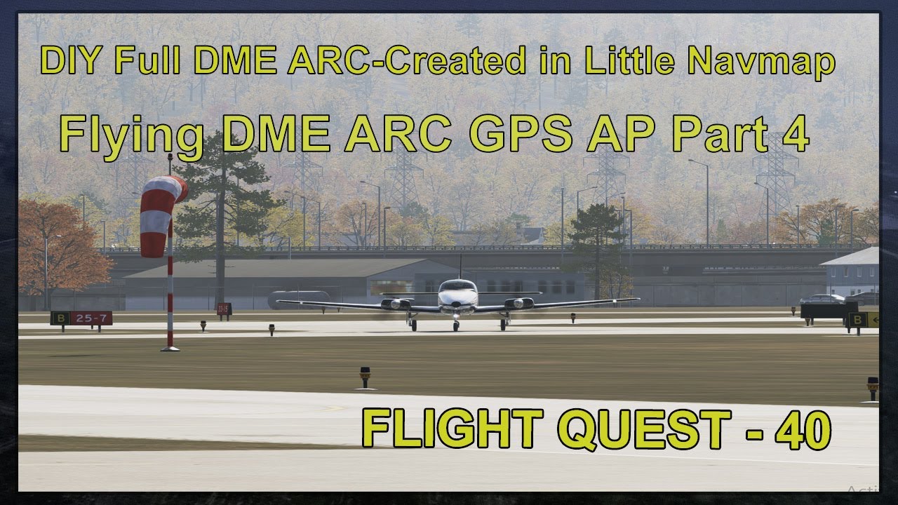 Baron 58 DME ARC GPS with Auto Pilot Part 4 X-Plane 12