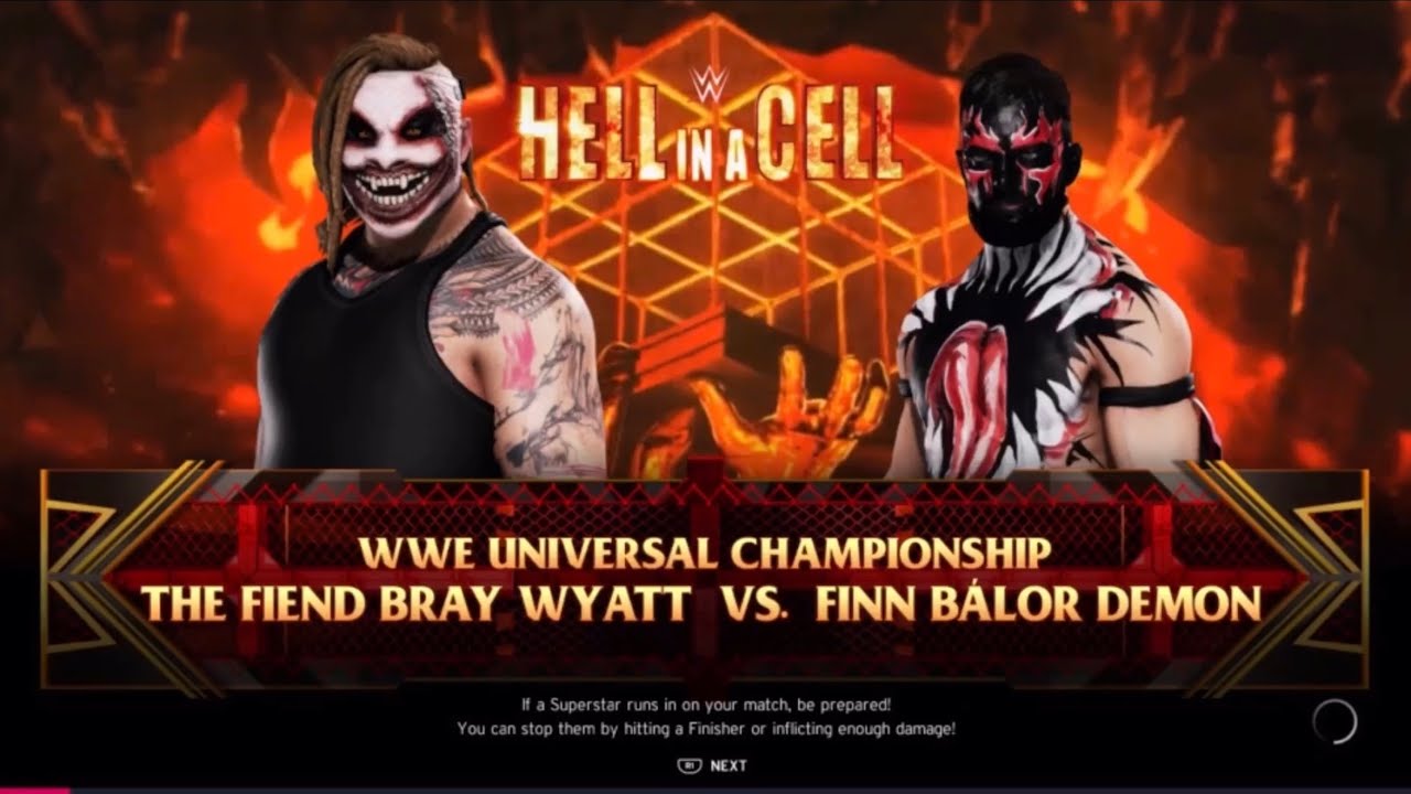 WWE 2K20 Gameplay The Fiend Bray Wyatt vs The Demon Finn Balor Universal  Championship