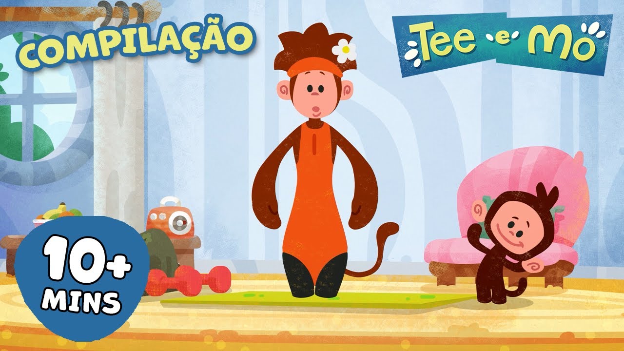 Tee e Mo 🙈 Temporada 1, Episodio 35-36 🍌 EPISÓDIO DUPLO COMPILAÇÃO