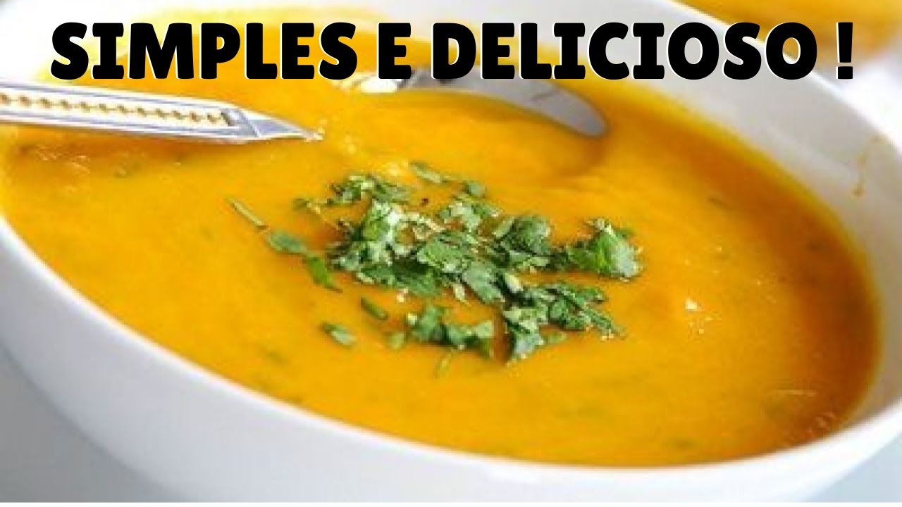CALDO DE ABÓBORA COM BACON E CALABRESA SIMPLES, DELICIOSO E FÁCIL DE FAZER.