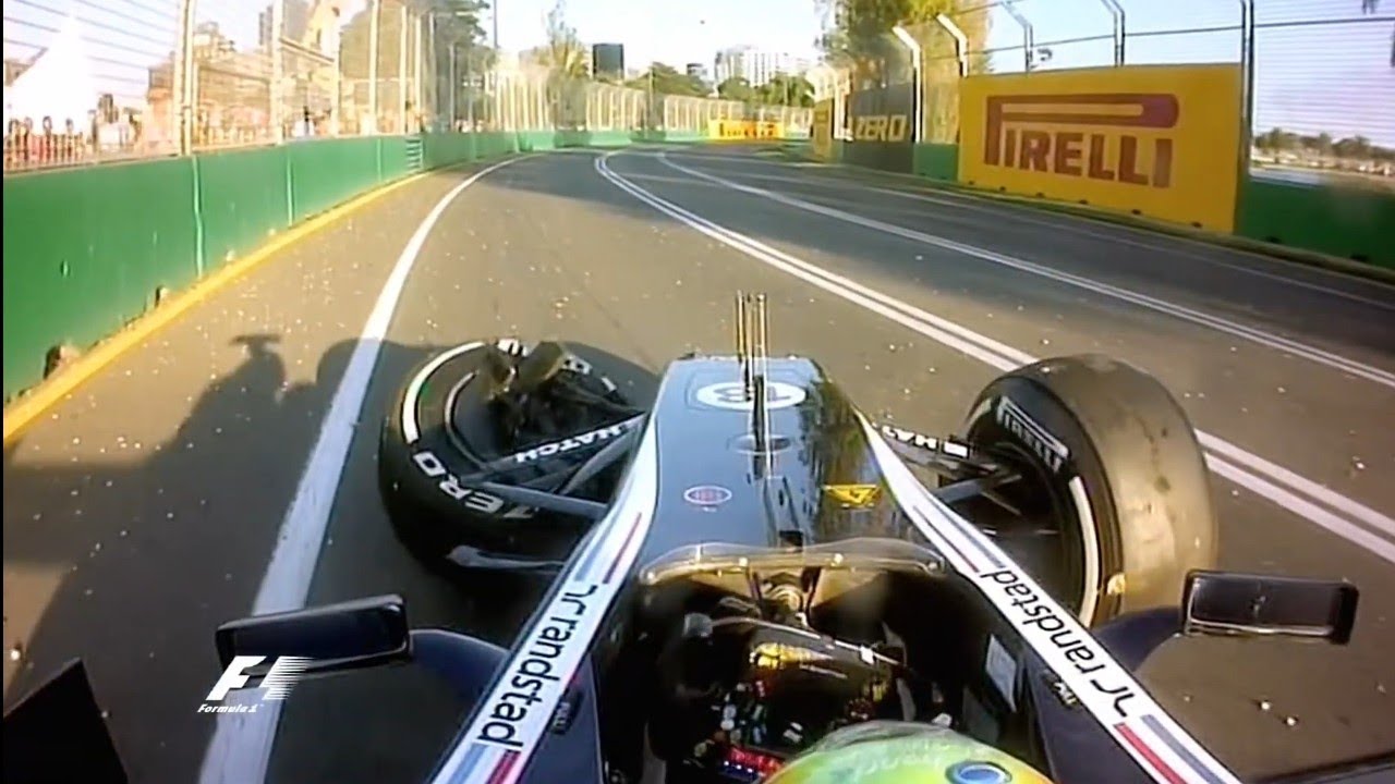 F1 2012 Onboard Crashes