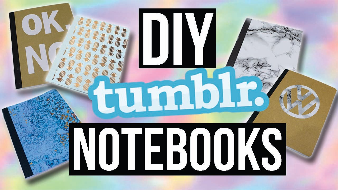 DIY Tumblr Notebooks