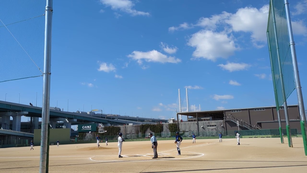 2026年3月16日　古希　交流戦　西神9対阪神10　深江浜