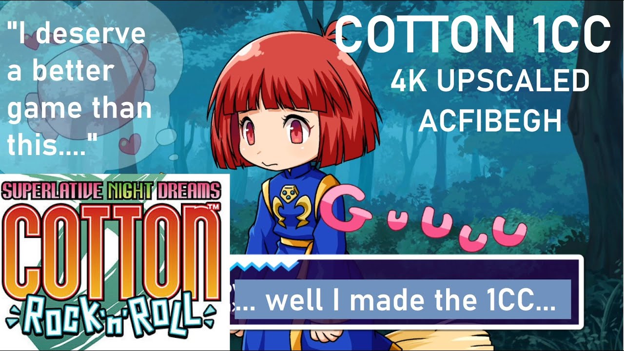 Cotton Rock N Roll (Switch) - Cotton Normal 1CC (ACFIBEGH) - with Story Cutscenes
