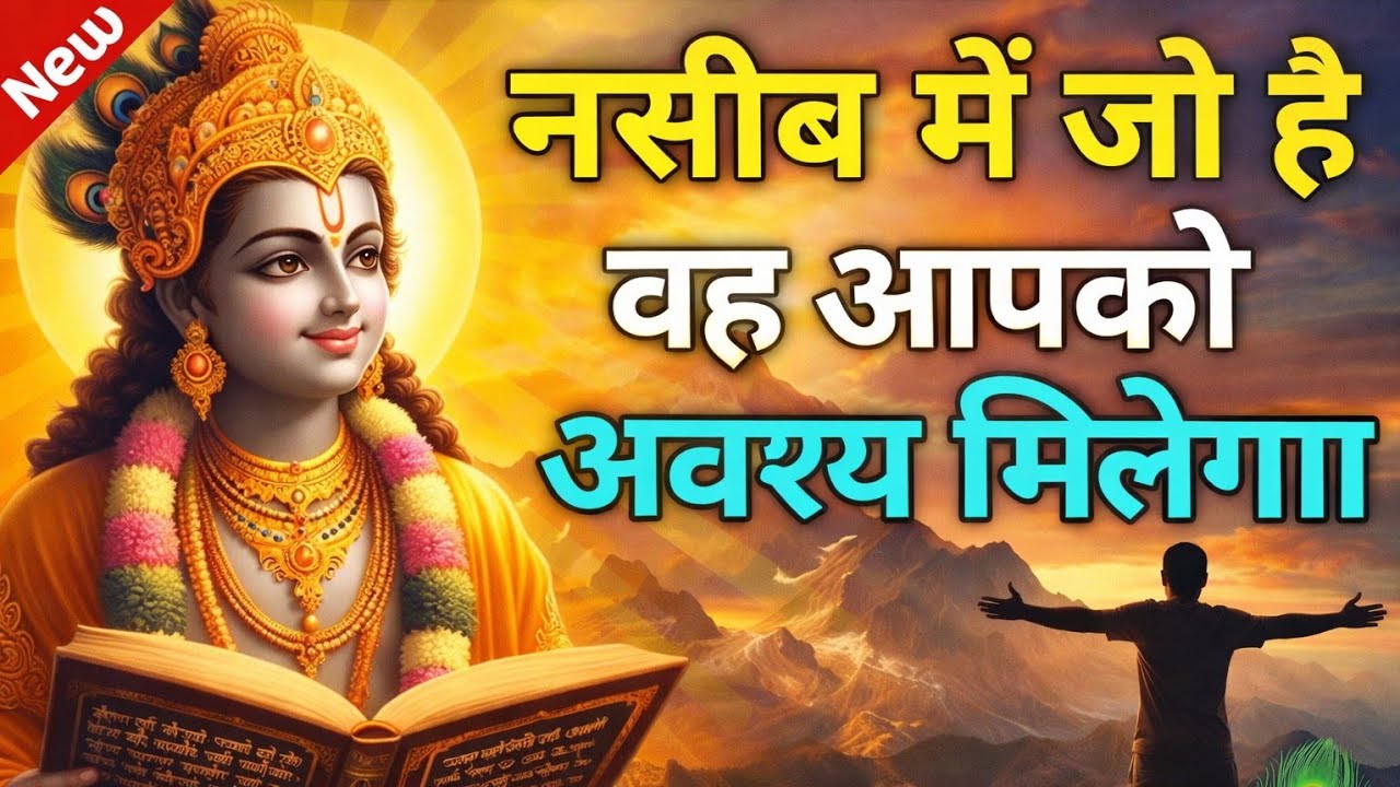 👉 “जब सब साथ छोड़ दें… तब कृष्ण खुद साथ देते हैं” | Life Changing Krishna Speech#krishna#geetagyan