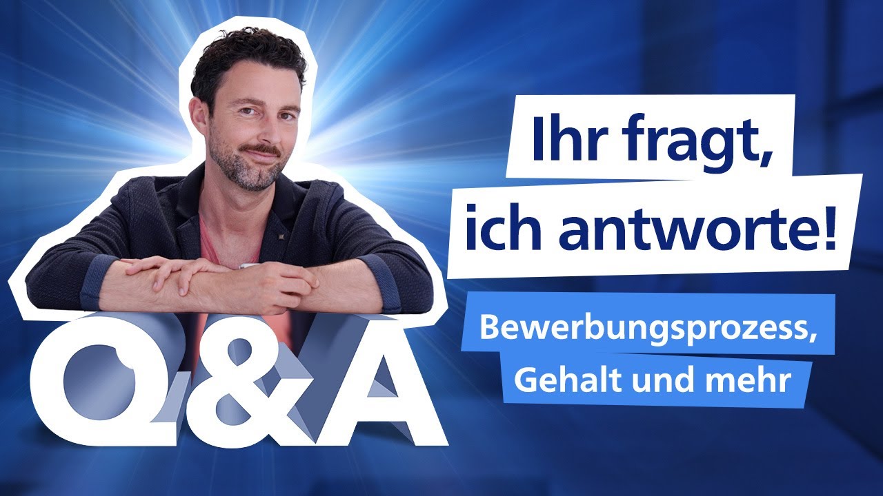 Die häufigsten FRAGEN beim BEWERBEN (+ Antworten) 🚀