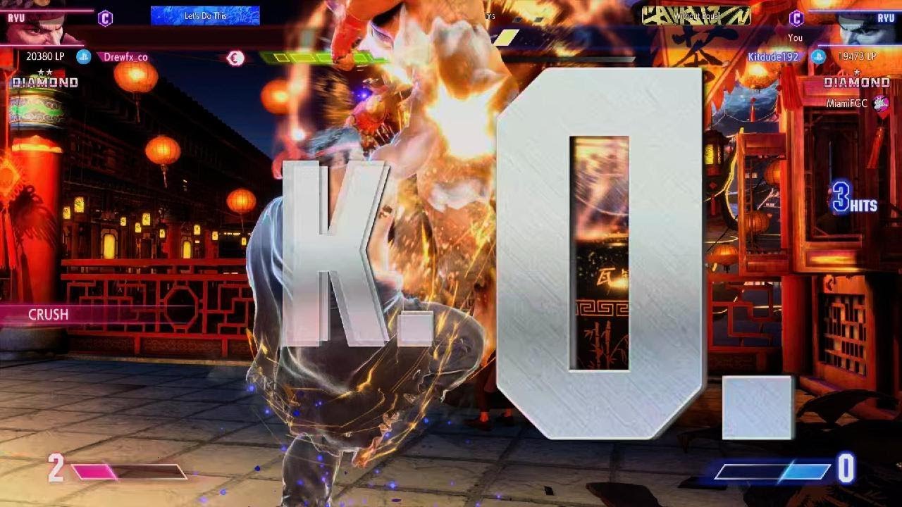 Street Fighter 6 Ryu mirror with comeback + Perfect!