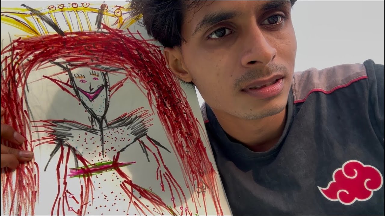 ASMR drawing AGGRESSIVELY
