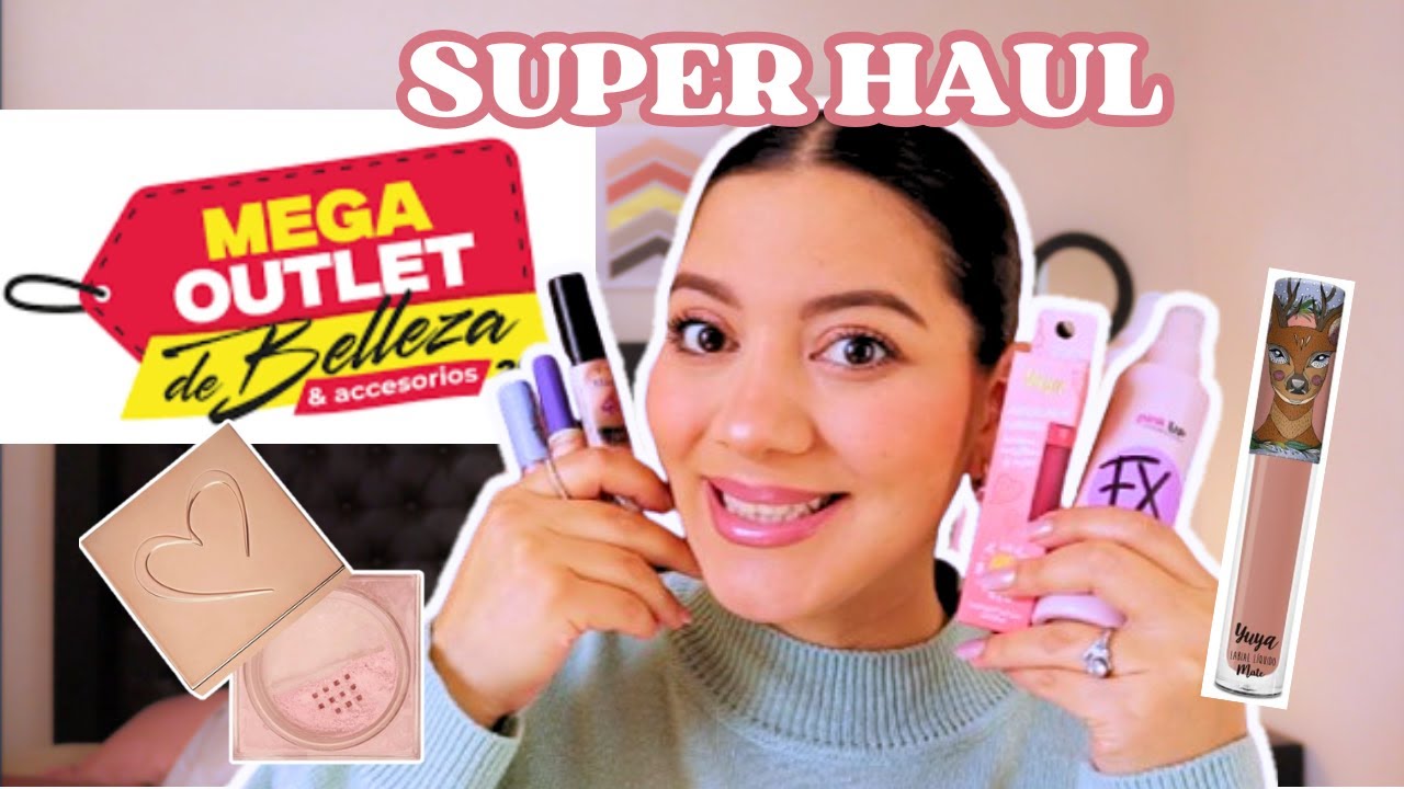 SUPER HAUL de Maquillaje y skincare de MEGA OUTLET DE BELLEZA Aguascalientes 2025