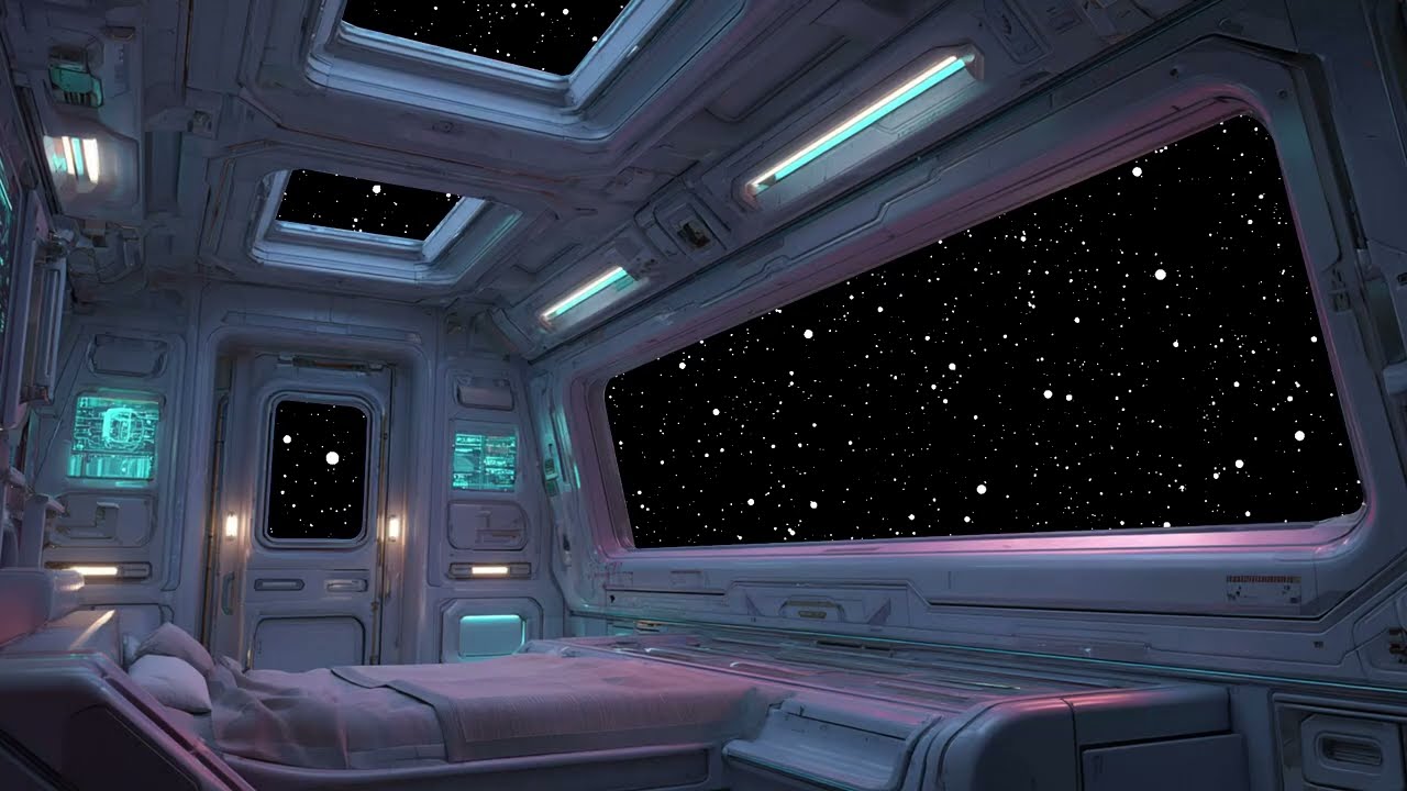 Drift Into Rest Surrounded by Cosmic Waves That Flow Softly and Carry You Into Deep Healing Sleep