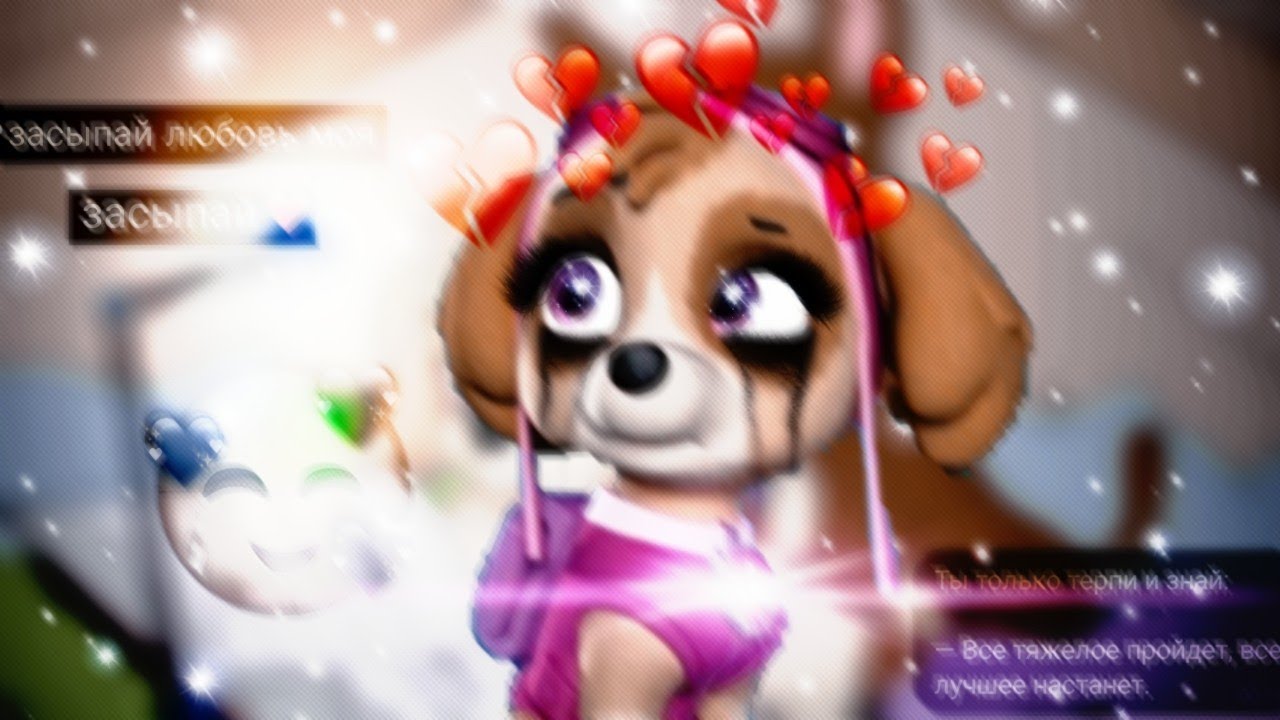 💔Гонщик и Скай💔(Глупенькая девочка)~Для канала✨Skye✨~💔Chase x Skye💔