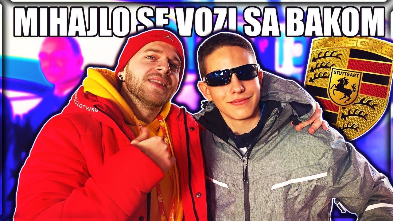 MIHAJLO SE VOZI U PORSCHE-u SA BAKA PRASETOM !