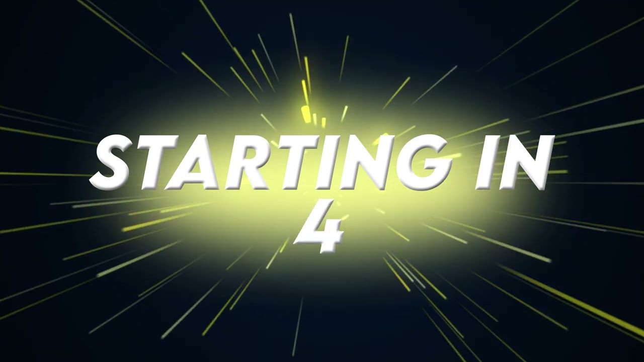 Yellow Neon Streaming Live Mini Pack Motion Graphics 4K Copyright Free
