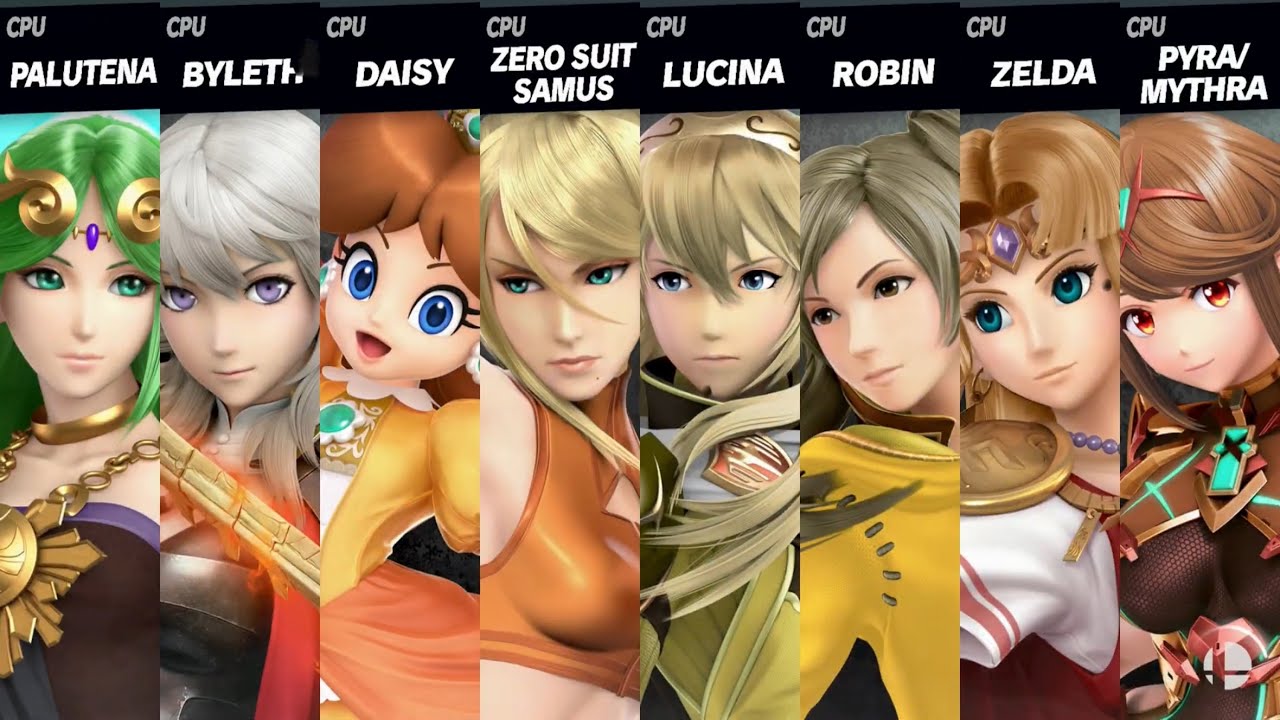 Super Smash Bros. Ultimate - Girls Thanksgiving Battle 🦃🍂🍁