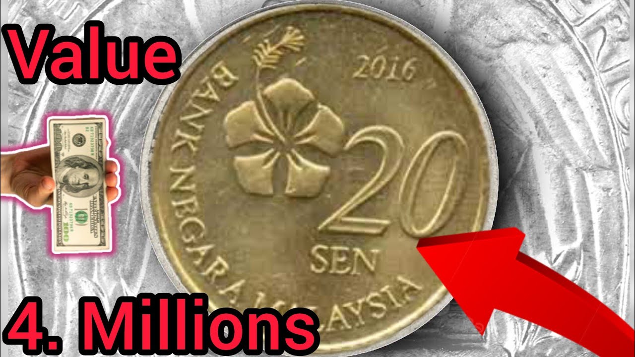 2016 MALAYSIA 50 SEN COIN'S WOURTH BIG MONEY'S 💰//BIG Money $..