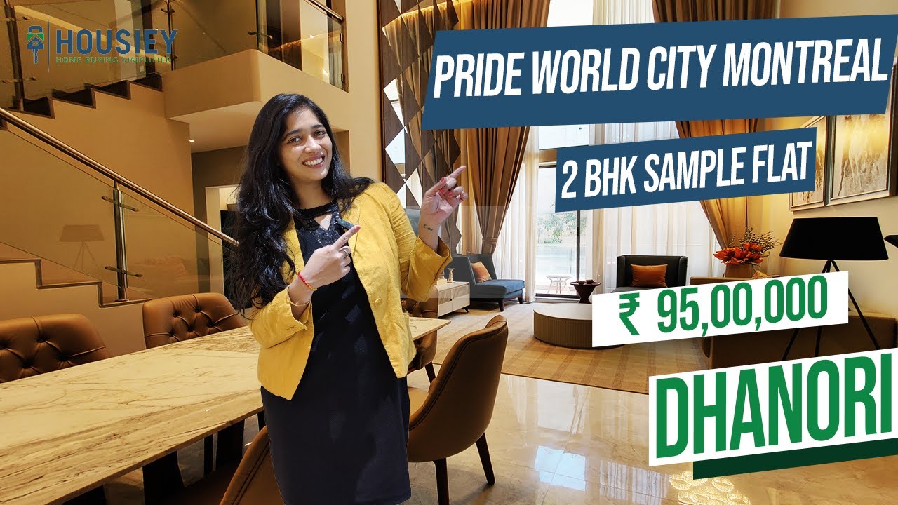 Pride World City Montreal Dhanori | 2 BHK Sample Flat Tour | Pride group dhanori pune