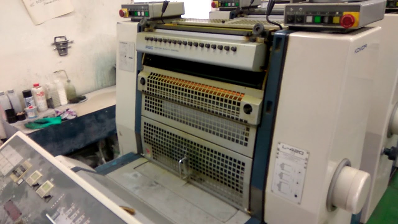 Komori Lithrone L 420, 1995, video