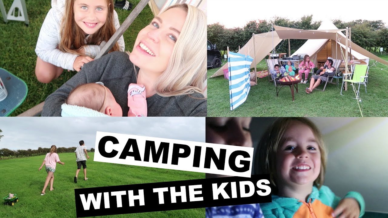 SIX GO CAMPING | WEEKEND FAMILY VLOG | Kate+