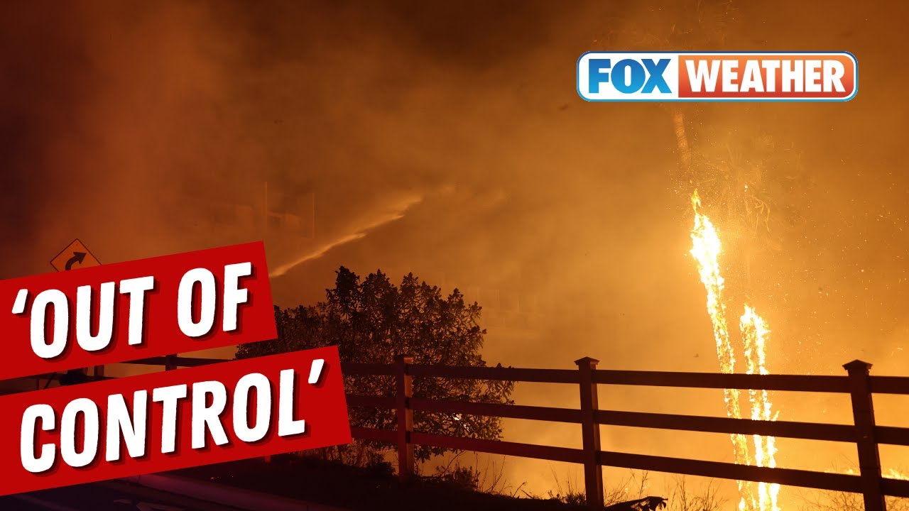 California's Franklin Fire Continues Burning Out Of Control In Malibu