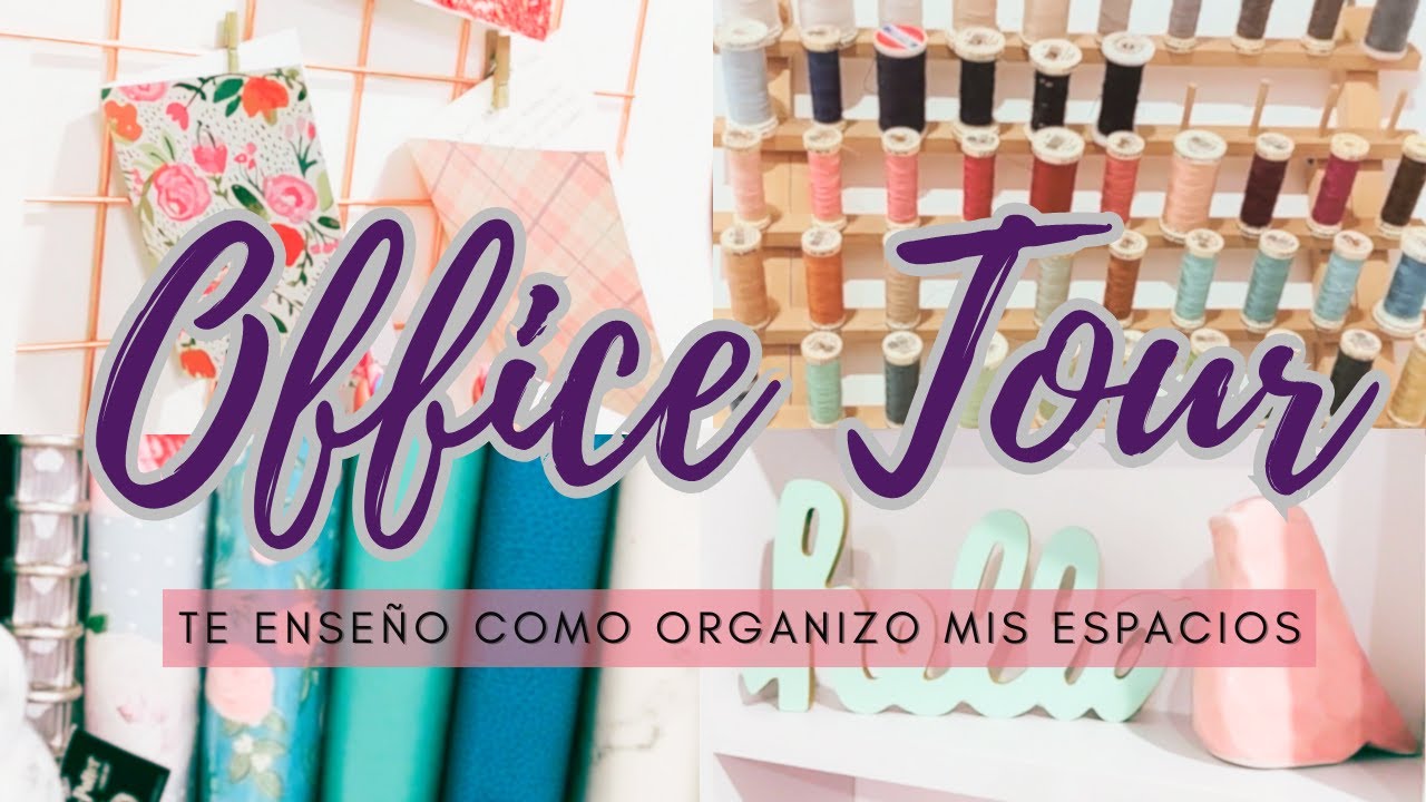 CRAFT ROOM TOUR | Recorrido por mi oficina | CUARTO DE MANUALIDADES  | COSTURA | SCRAPBOOK | JOYERIA