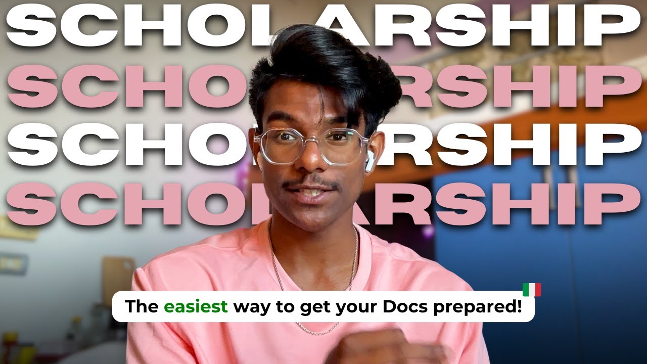 Italy Scholarship Documents 2025 | Step-by-Step Guide for Indian Students | How to Prepare Documents