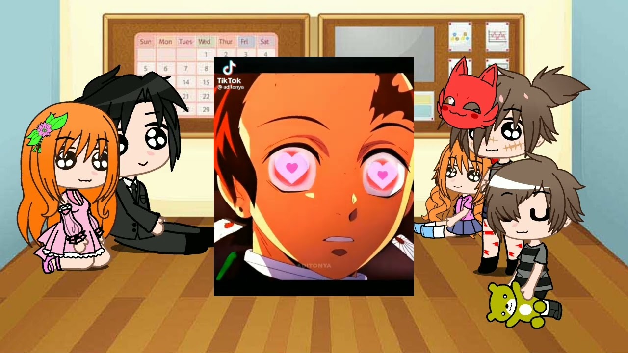 aftons del pasado reaccionan a C.C y michael del futuro son tanjiro y nezuko[°MIKO MIKO°]