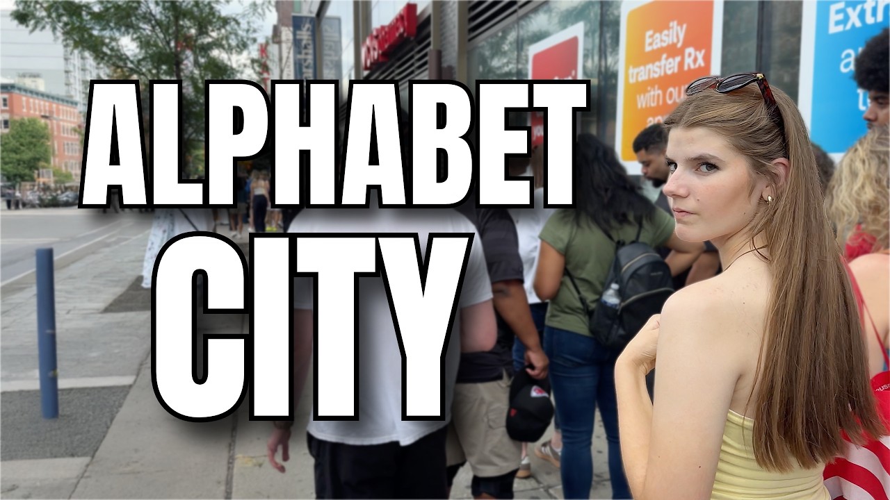 NEW YORK CITY Walking Tour [4K] - ALPHABET CITY - The Bohemian Enclave Within East Village
