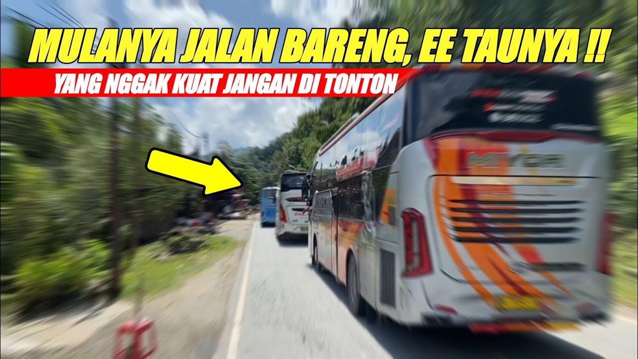MULANYA HANYA JALAN BIASA, MENEGANGKAN SETELAH DATANG BUS KE 3